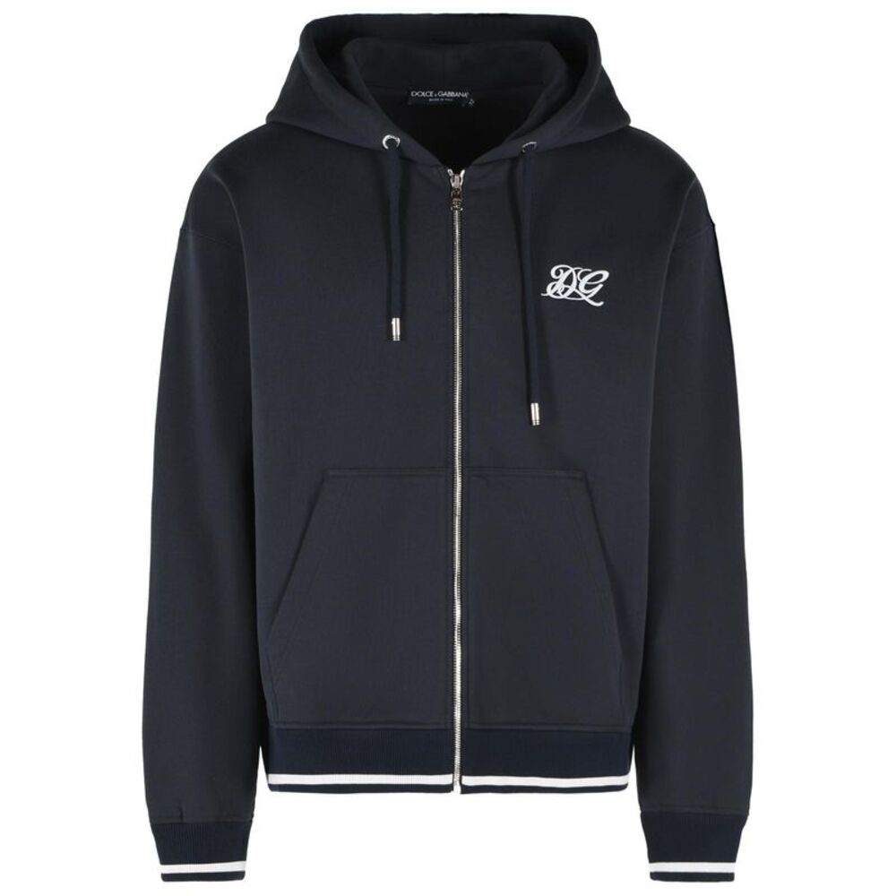 Dolce & Gabbana Blue Cotton Sweatshirt Men